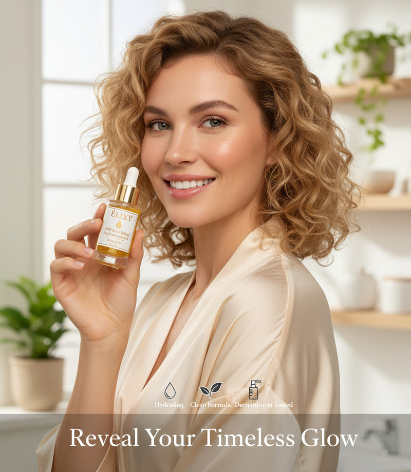 Élixy 24K Snail Collagen Serum – Anti-Aging, Brightening & Hydrating Skincare