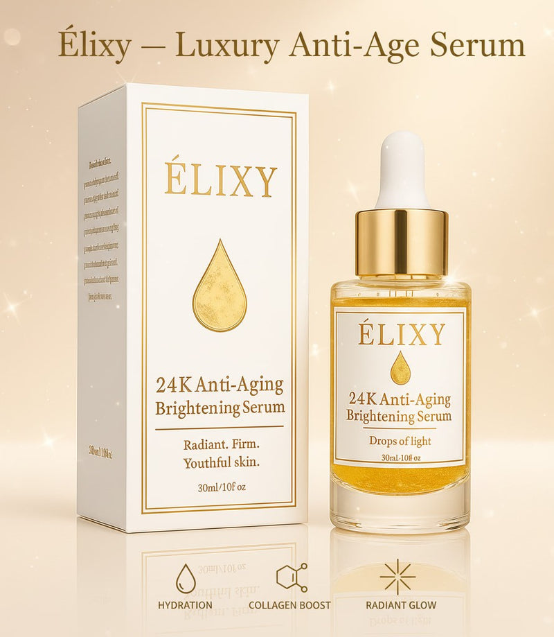 Élixy 24K Snail Collagen Serum – Anti-Aging, Brightening & Hydrating Skincare
