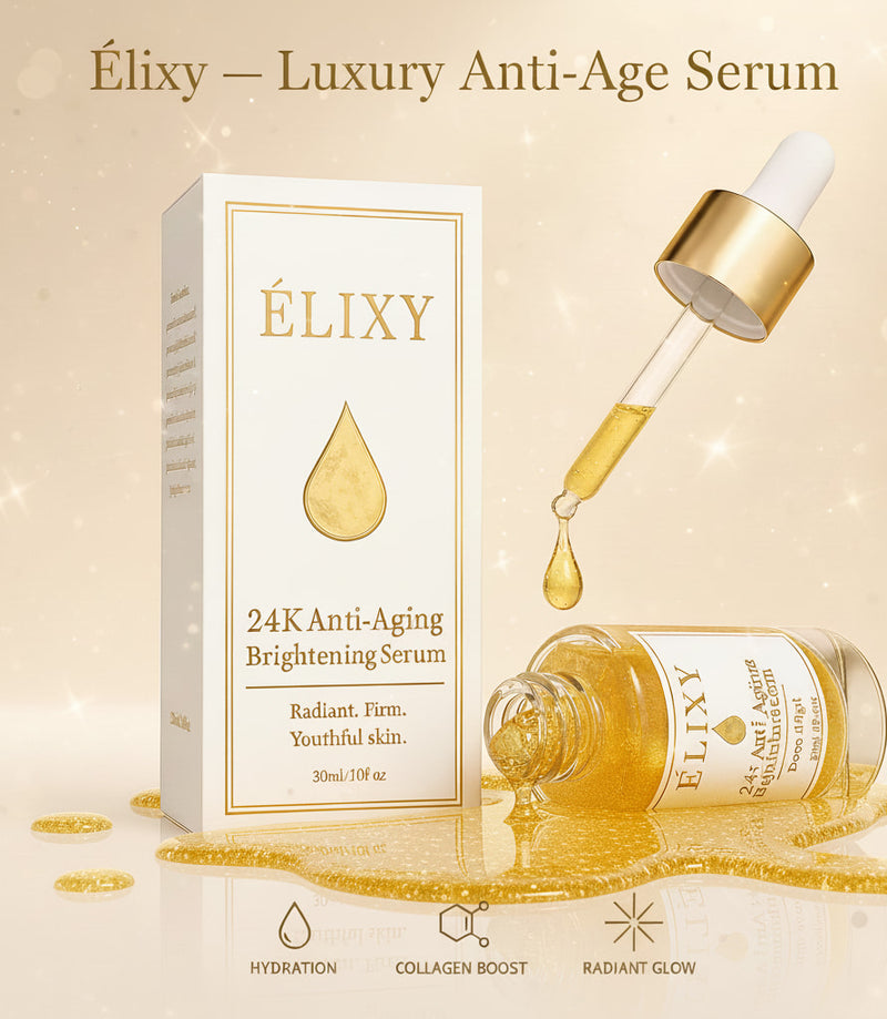 Élixy 24K Snail Collagen Serum – Anti-Aging, Brightening & Hydrating Skincare